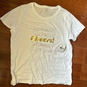 Kate spade cheers tee size medium